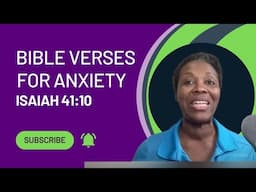 Bible Verses for Anxiety: Isaiah 41:10