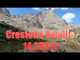 Hiking the Crestone Needle Sangre de Christo mountains Colorado 14ers trail guide