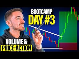 Boot Camp Day #3 - Volume & Price Action (LIVE Examples)