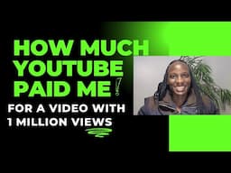 How Much YouTube Paid Me for a Video with 1 Million Views 🤔 | How Much YouTube Pays for 1 Million