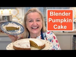 Easy All-In-One Blender Pumpkin Cake Recipe with Spelt Flour – Quick Thanksgiving Dessert