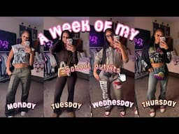 WEEK OF MY SCHOOL OUTFITS| FLY GIRL EDITION | grwm,chit-chat, ootd's | Ra’Mariah Alexia