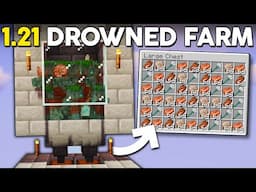 BEST 1.21 Minecraft Drowned Farm