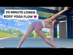 20 Minute Lower Body Yoga Flow | Hamstrings, Hips, & Groin