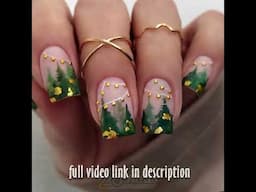 Winter stylish nail art ! #nailart #tutorial #nails #shorts