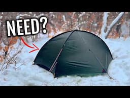 You Don't NEED A 4-Season Tent For Winter Camping...  Or Do You?