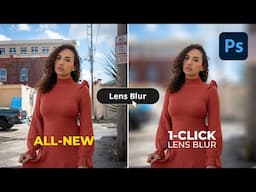 All-New AI-powered Lens Blur in Photoshop | 1-Click Background Blur