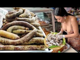 Best Street Food In Vietnam-A collection of foods in the pig's stomach - everyone likes to eat