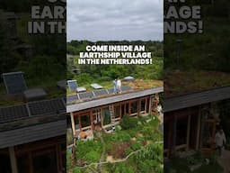 Earthship Village 🌱 Full video on our channel ⬇️