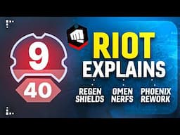 Riot Explains Regen Shields, Omen Nerfs, Rifle Changes and MORE! - Patch 9.10 Dev Interview