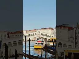 Rialto Bridge in the Grand Canal