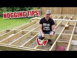 Timber nogging and blocking tips