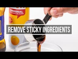 How to Get Sticky Ingredients Out of a Measuring Cup