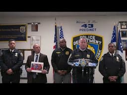 Watch as NYPD executives provide an update on an ongoing investigation in the Bronx