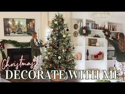 CHRISTMAS DECORATE WITH ME 2024! Christmas decorating ideas, DIY ornaments, cozy & neutral!