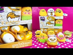 GUDETAMA THE LAZY EGG CUTIE BEANS PLUSHIE BY BULLSITOYS UNBOXING COMPLETE COLLECTION