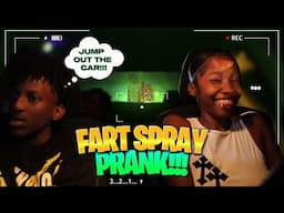 REALEST PRANK ON THE INTERNET!!!! pranking my brothers with the fart spray 💨😷 #fyp