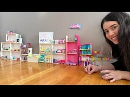 HAGO UNA TIENDA MINI CON ACCESORIOS  MINIATURA EN MI CUARTO (BEBÉS MINI , MINI BRATZ, MINI BARBIES)