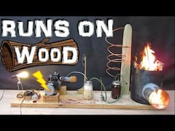 How to Make a Generator that Runs on Wood!!! (wood gas gasifier) Experiment