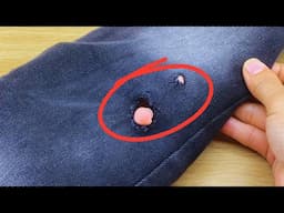 Learn This Magic Stitch To Fix Holes In Jeans with Just A Sewing Needle