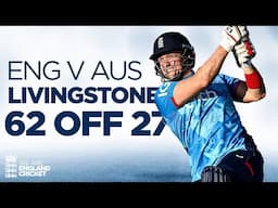 28 Runs From Final Over 🤯 | Liam Livingstone Smashes Huge 62* Off 27 | England v Australia 2024