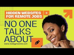 Hidden Remote Job Websites Every Job Seeker Should know