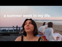 a week in my life: summer edition | sunset beach picnic and a trip to boston