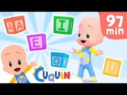 Vowels unboxing : learn the letters with Cuquin and more! 🎓🔠 Videos & cartoons for babies