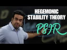 Hegemonic stability theory | PSIR Optional | Mr Rahul Puri |