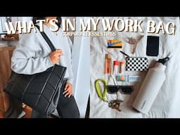 WHAT'S IN MY WORK BAG | Daily Work Essentials!