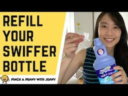 How to Refill Swiffer Wet Jet Bottle & Reusable Pads | FRUGAL LIVING 🤑