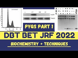 DBT BET PYQs Biochemistry| DBT BET Techniques PYQs| DBT JRF 2022| BET 2022😍