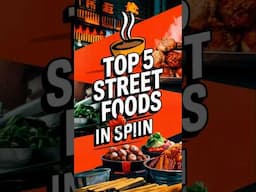 Top 05 Street Foods in Spain Never Miss Your Next Trip #spain #streetfood #food #asmr #tour #foodie