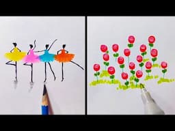 Easy Drawing Tricks That Might Be Useful. Simple Drawing Hacks