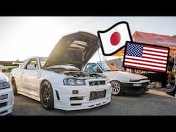 I Tested Car Meets in Japan vs America in my R34 GTR!