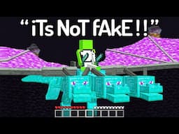 The FUNNIEST FAKE Minecraft Speedruns EVER...