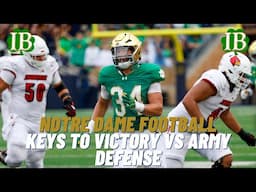 Notre Dame Defensive Keys To Victory vs Army