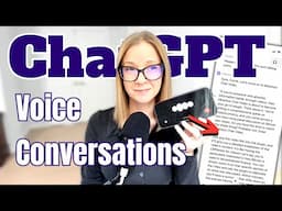 How ChatGPT Voice Conversations Can Revolutionize Your Blogging Process!