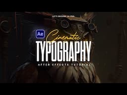 PRO Typography Text Animation in After Effects - Full Tutorial