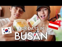 Day in our life in Busan 🇰🇷 | beach, cafe dates, gamcheon cultural village & more