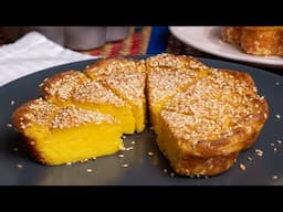 KUIH BINGKA LABU SEMPOI! Crispy Burnt Top, Lembut Di Dalam | Resepi Kuih Bakar Labu Yang Viral