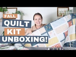 FALL QUILT KIT UNBOXING | My Fabric Addiction Quilt Kits | Pre Cut Quilt Kits