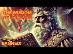 Forbidden Knowledge: Why The Wisdom of Solomon Was Banned! | Bible study