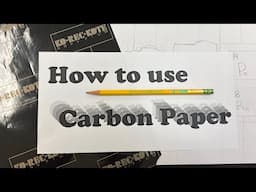 How to use carbon paper