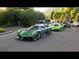 9x Koenigsegg Takeover Villa d’Este 2024 - Jesko, CC850, Regera, One:1, Agera and CCX!