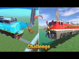 "Stopping Train Challenge! Old vs New – Who Wins?"