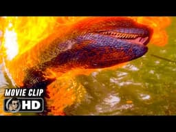 Snake On Fire Scene | ANACONDA (1997) Movie CLIP HD