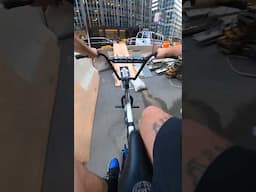 BMX Jump Into NYC Traffic (🚲- Billy Perry) #bmx #bike #nyc