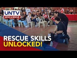 200 estudyante sa Batangas, sumailalim sa UNTV basic first aid at life support training