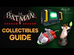 Batman: Arkham Shadow - All Collectibles [Rat Radios, Idols, Echoes, Maps, Runes, Tapes & Bombs]